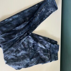 Gymshark Blue Tie-Dye Leggings